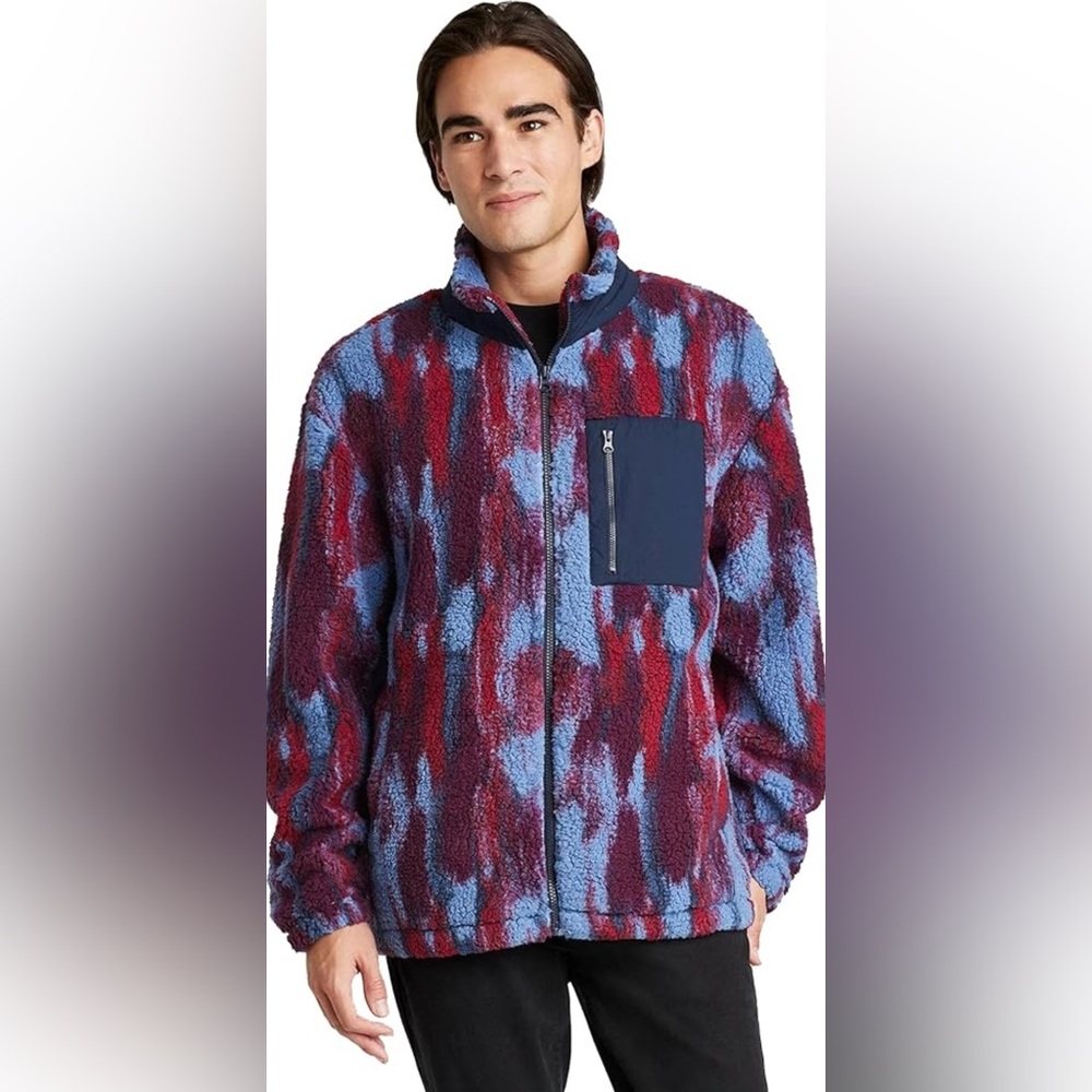 BNWT! Original Use Men’s Camo Sherpa Zip-Up Size XS
